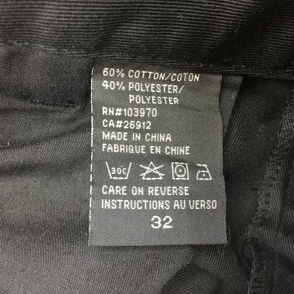 OBEY Black Cotton Polyester Blend Pockets Logo Patch Pant - Picture 3 of 10